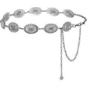 4726 Metal Jewel Belt, Women's Macrame Belts, Hawaiian Western Belts